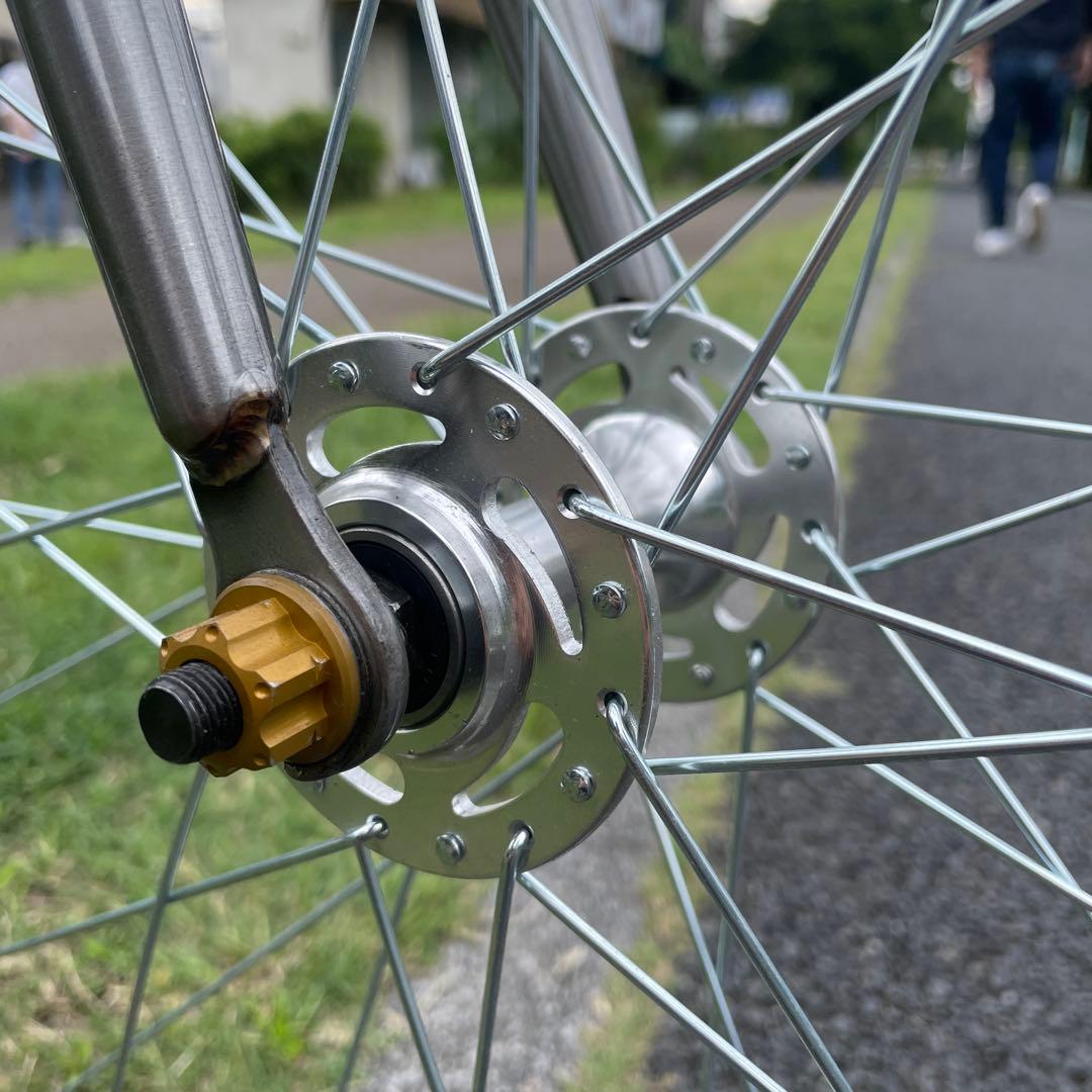 完成車】INTRO7 クロモリフレーム ローカラー シングルギア ピスト