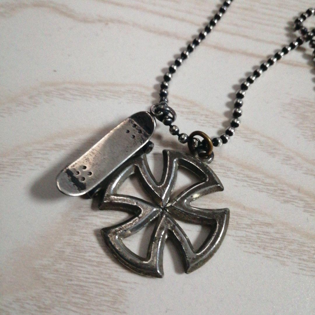 00s INDEPENDENT インディペンデント アイアンクロス ネックレス