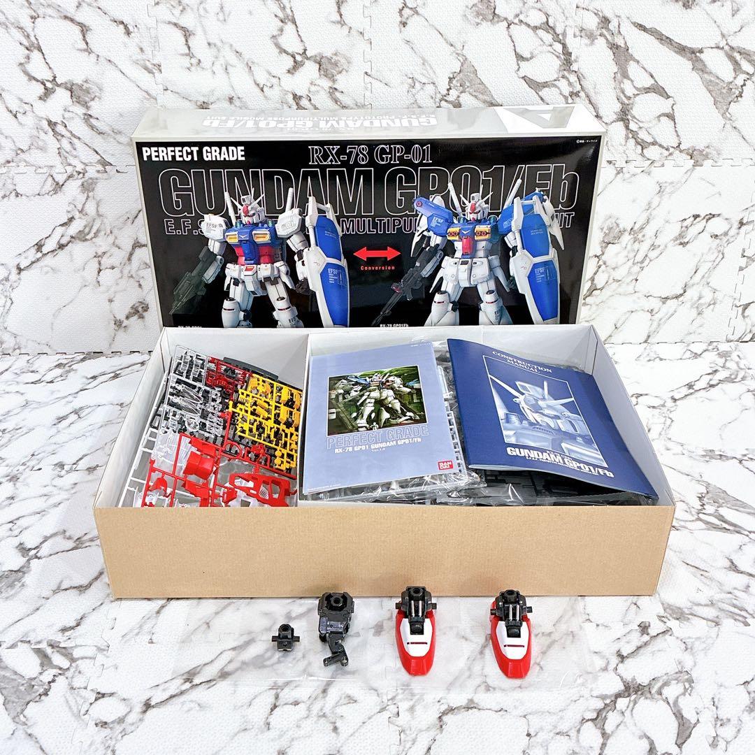 【一部組立て済】PG GUNDAM GP01/Fb RX-78 ガンプラ
