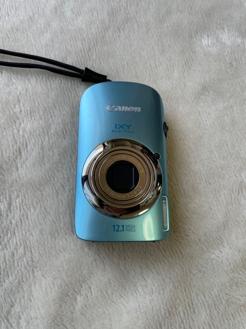 Canon IXY 510IS ブルー オールドカメラ オールドコンデジ - メルカリ