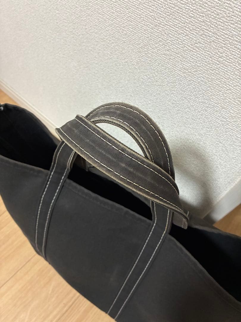L.L.Bean BOAT AND TOTE ブラックトートバッグ