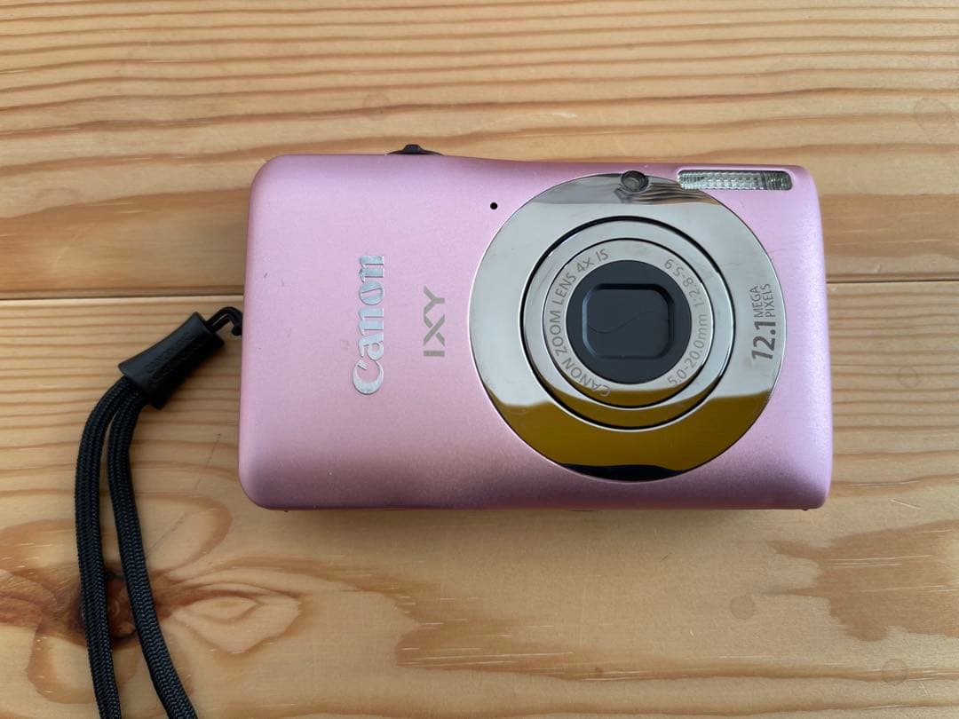 ケース＆SDカード付☆キャノンデジタルカメラCanon IXY200Fピンク