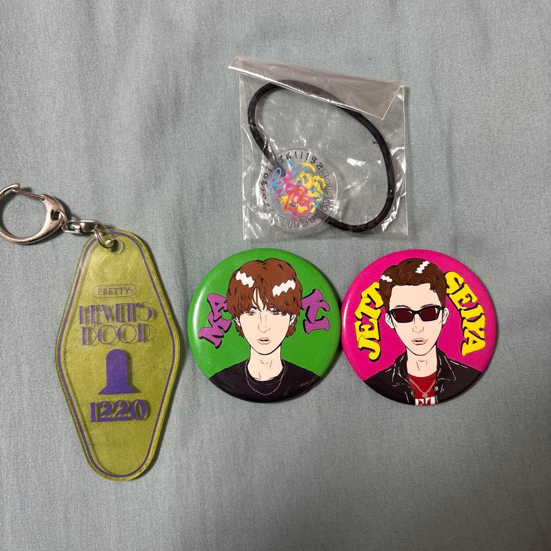 go!go!vanillasキーホルダーとバッジセット - メルカリ
