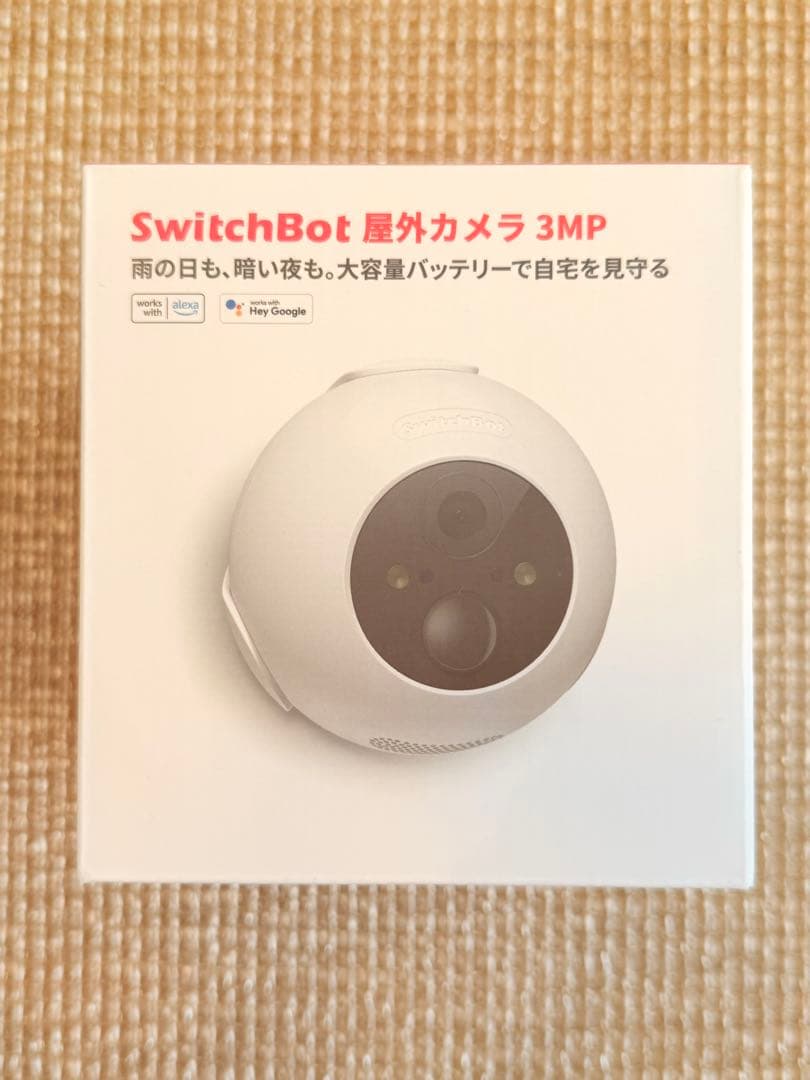 【新品 未開封】SwitchBot 屋外カメラ 3MP 防犯カメラ 高画質 SwitchBot（スイッチボット） SWITCHBOT SwitchBot屋外カメラ 3MP