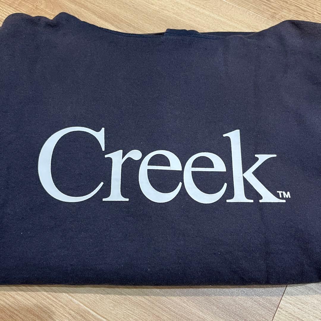 MIN-NANO × Creek Canadian Hoodie ネイビー