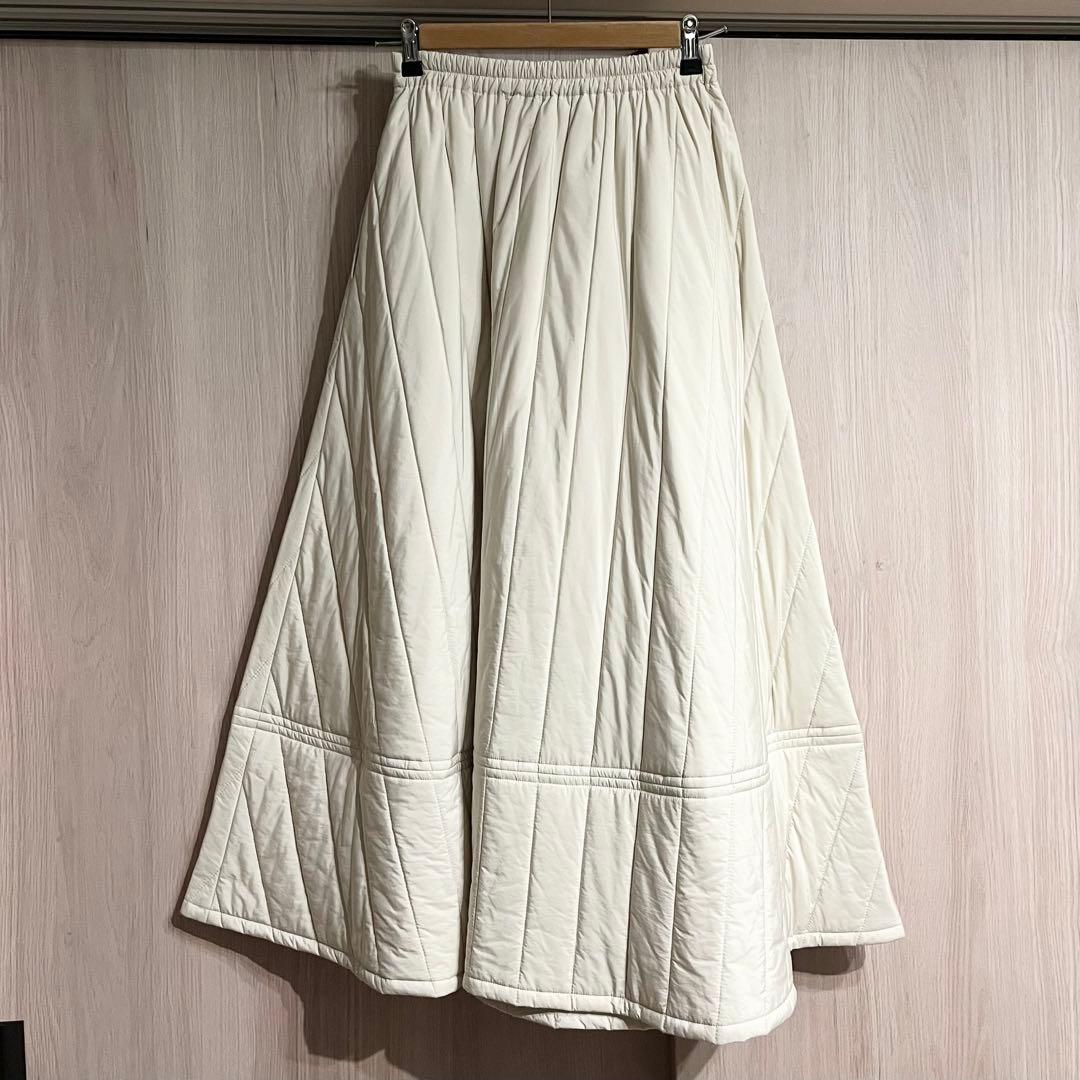 新品タグ付き キルティングスカート machatt