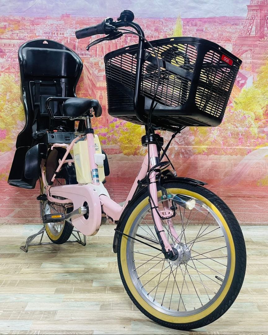 ZK3509 「大容量13.2Ah」電動自転車パナソニック 子供乗せ 20インチ
