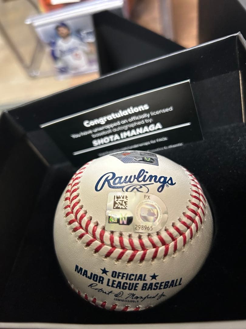 MLBカブス 今永昇太 公式直筆サイン入りボール インスク入り 完売品】今永