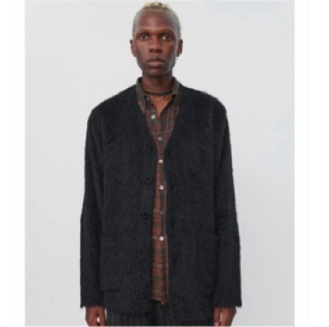 our legacy モヘアカーディガン 20awブラック 44 - メルカリ