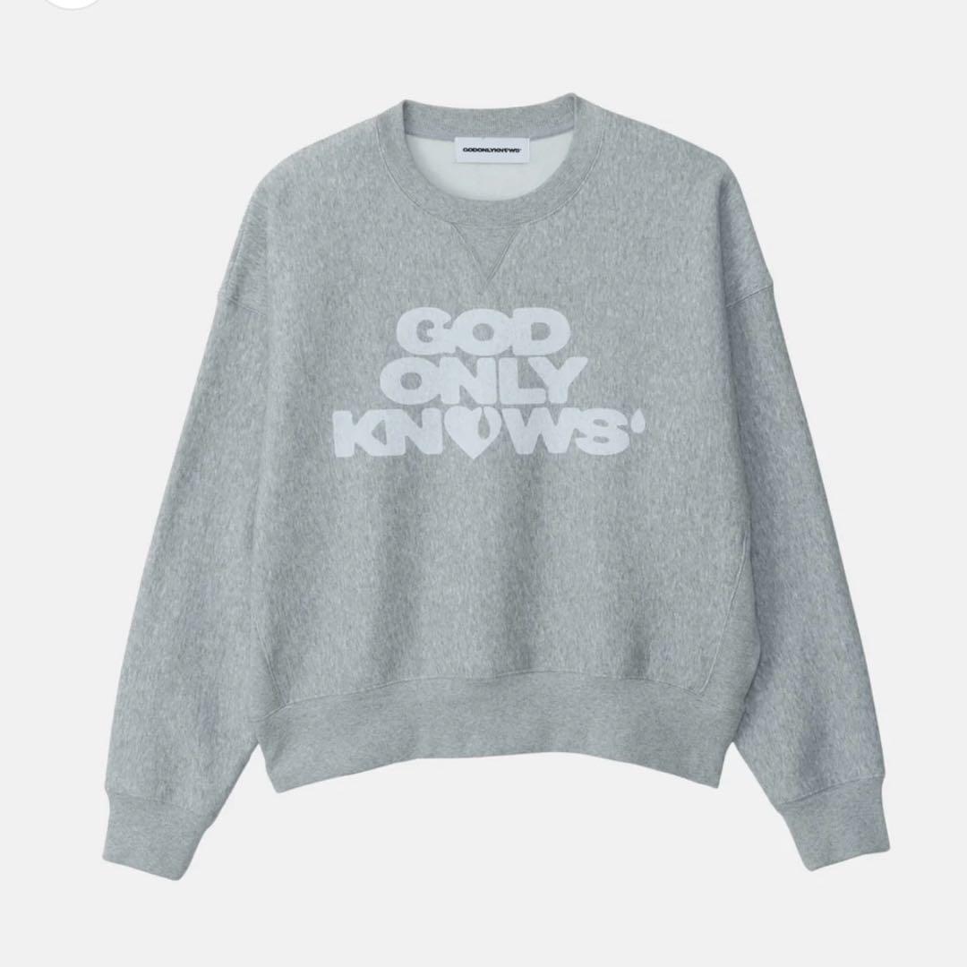ミュージシャン GODONLYKNOWS SIGNATURE CREW NECK SWEAT