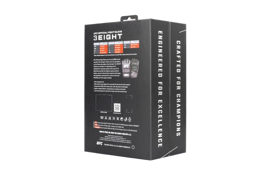 公式販売店【独占】UFC3Eight 公式試合用 グローブ新品 激レアXS-L