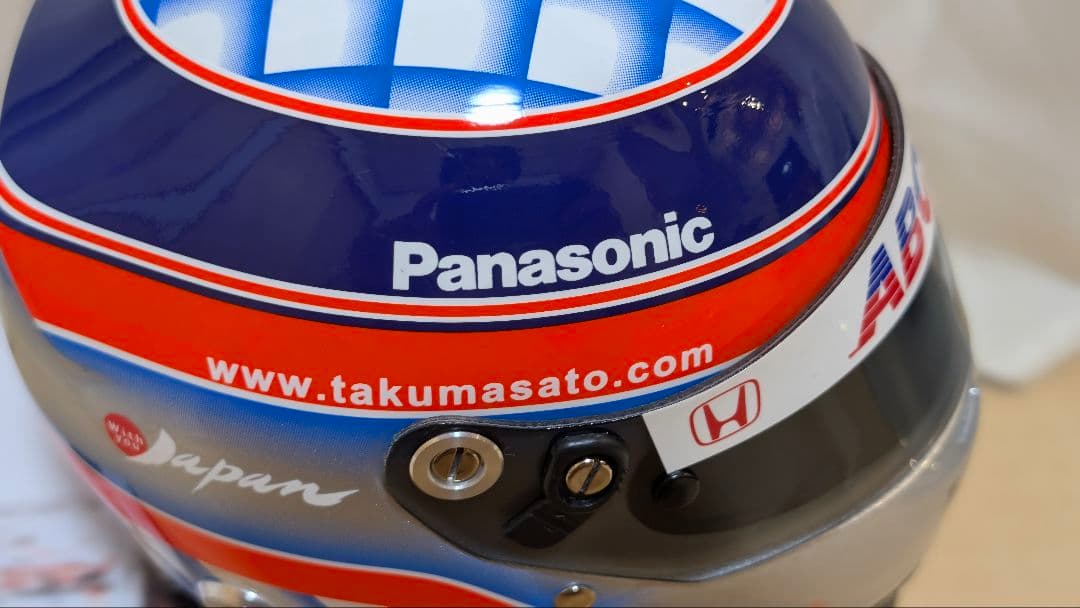 百*平様 佐藤琢磨 1/2ヘルメット 2013 ロングビーチ