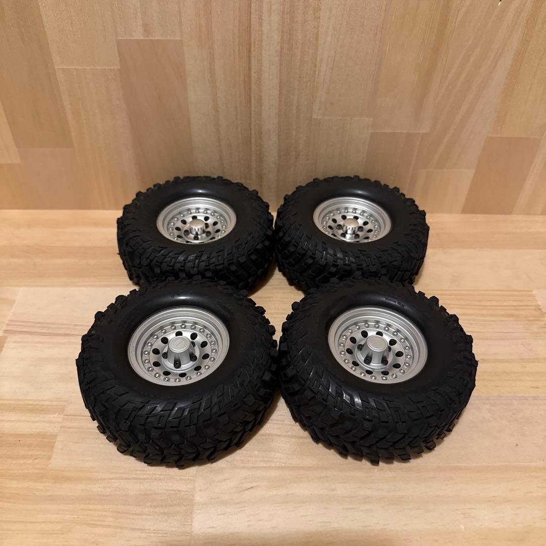 RC4WD 1.9インチ タイヤ & 金属製ビードロックホイール セット