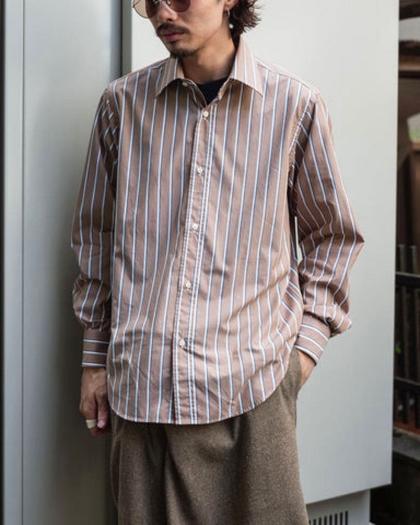 cantate Stripe Shirt ストライプシャツ 48 21AW Oversized Stripe Shirt with Cascade Sleeves – 3.1 Phillip Lim