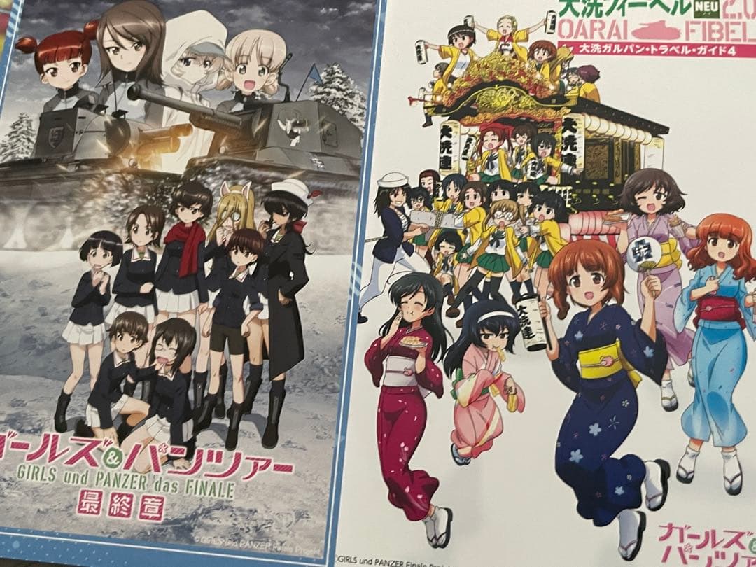 ガルパン グッズセット ガールズ&パンツァー がんばっぺ！缶バッジ ファイル 等