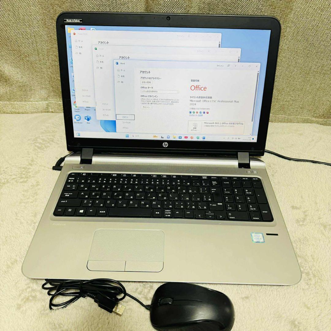 S232 HPノートパソコン i5メモリ8G高速 Windows11オフィス付き - メルカリ