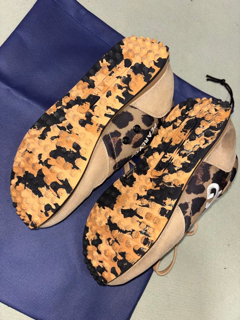 （希少）パーリーゲイツ 、レオパード柄シリーズ、ローカットシューズ、23.0cm