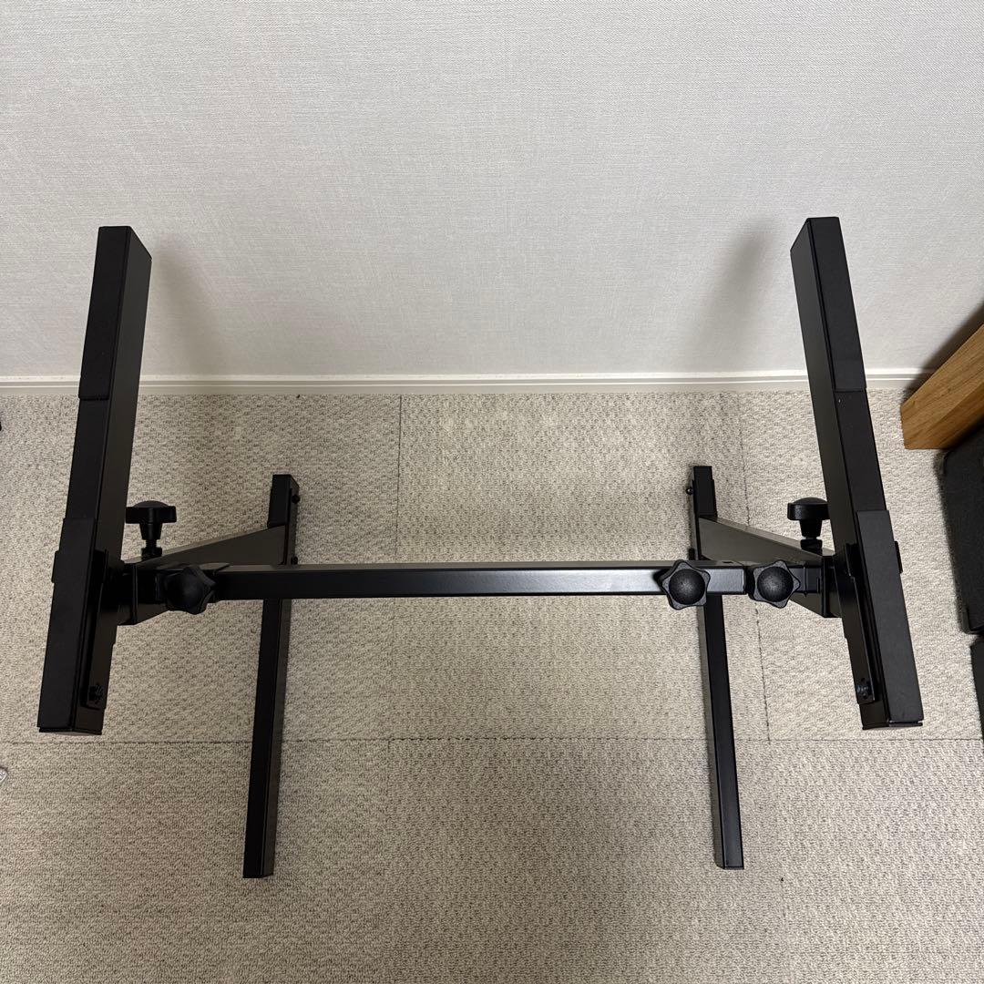 Roland キーボードスタンド 折りたたみ式 ブラック - メルカリ