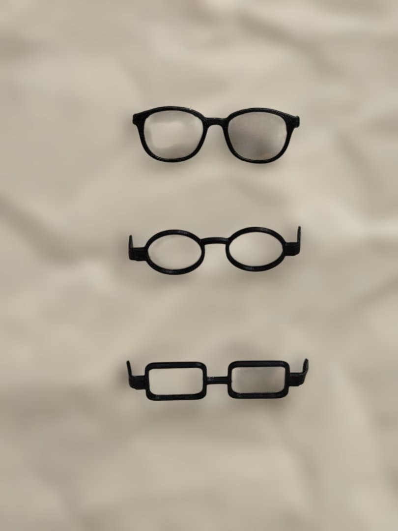 【確認用ページ】オビツ11　ねんどろいど　メガネアクセサリー3種セット