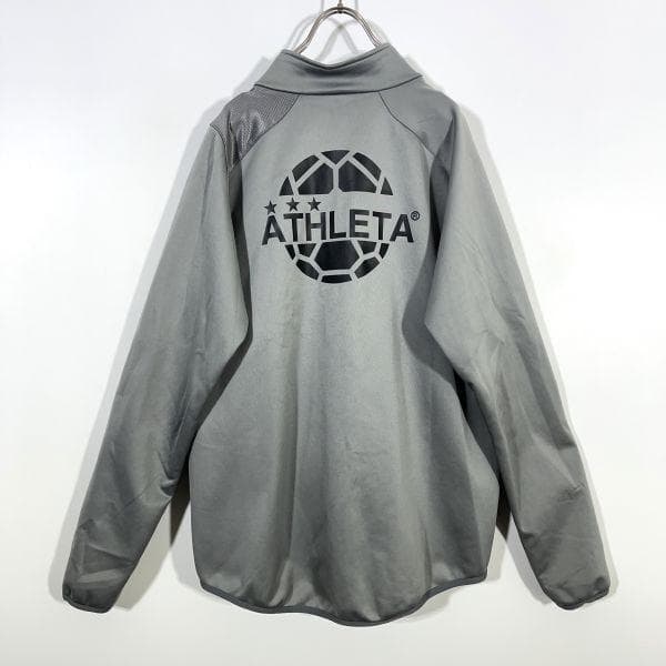 アスレタ セットアップ ジャージ 上下 Oサイズ グレー サッカー 大きい