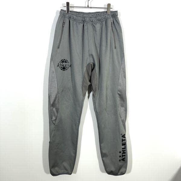 アスレタ セットアップ ジャージ 上下 Oサイズ グレー サッカー 大きい