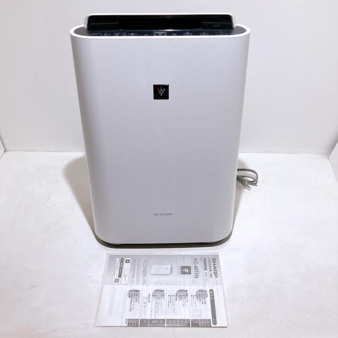 SHARP シャープ 加湿空気清浄機 KC-40TH5-W 2021年製 SHARP（シャープ） KC-40TH5 W KC40TH5 加湿空気清浄機 プラズマ