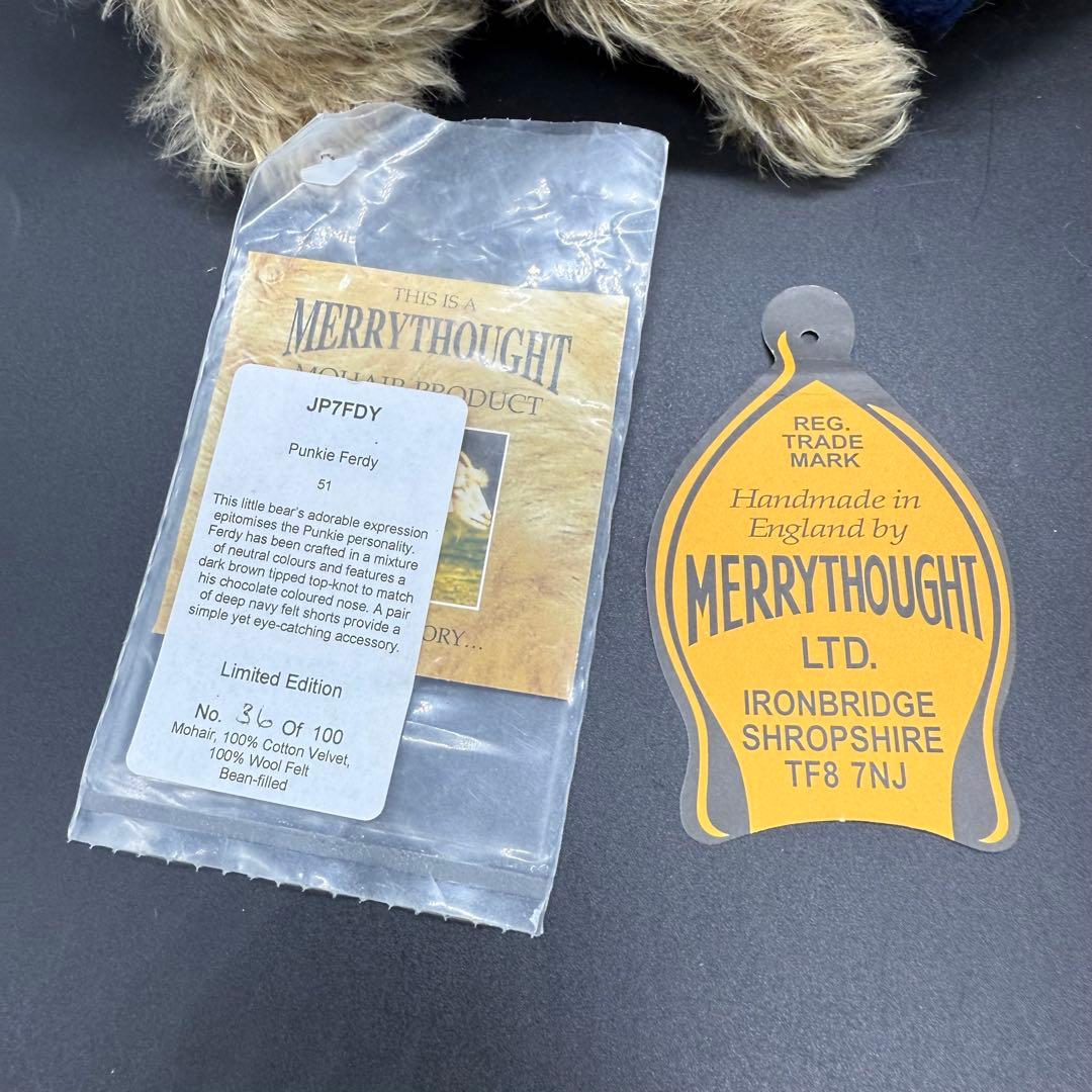 MERRYTHOUGHT パンキー ファーディー 100体限定