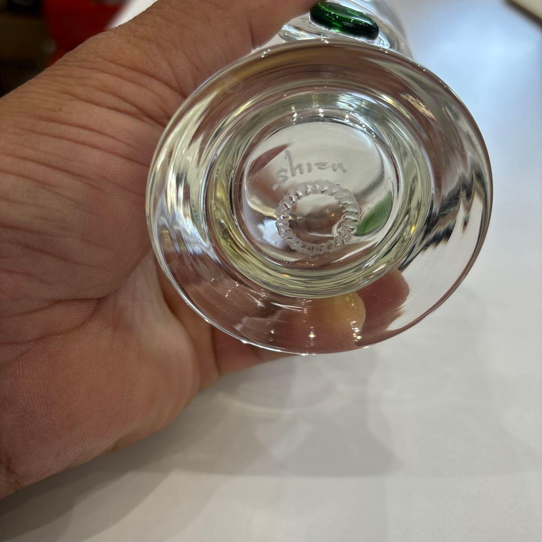 ブルーグレー様専用】N10072 船木倭帆 作 プラントグラス 吹きガラス