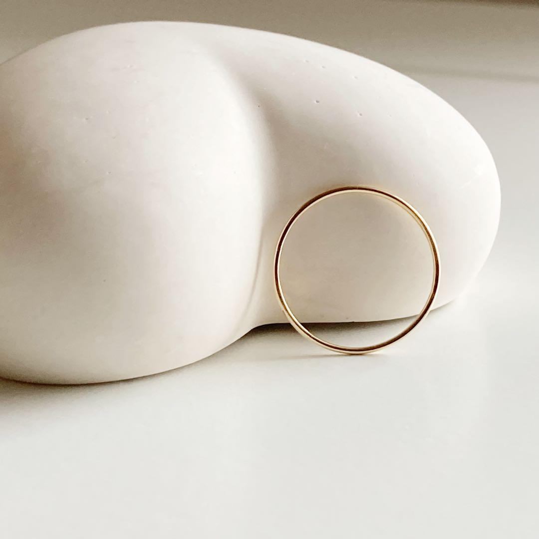 早いもの勝ち❣️新品 高品質 日本製 18金 K18 リング 3号 - メルカリ