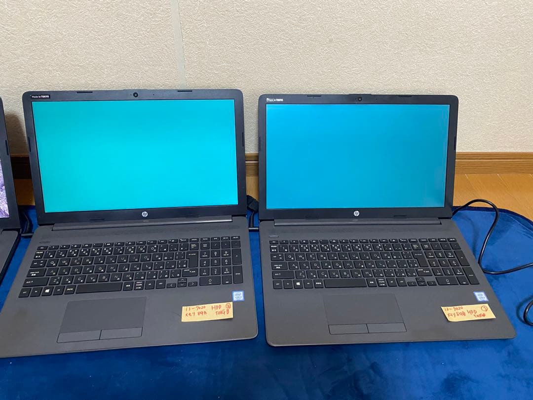HP 250G7 i3 7020U 8GB 500GB 4台セット HP(Inc.) 250G7 i3-7020U/15H/8/500m/W10P/O2K19/c 6UA15PA#ABJ - NTT