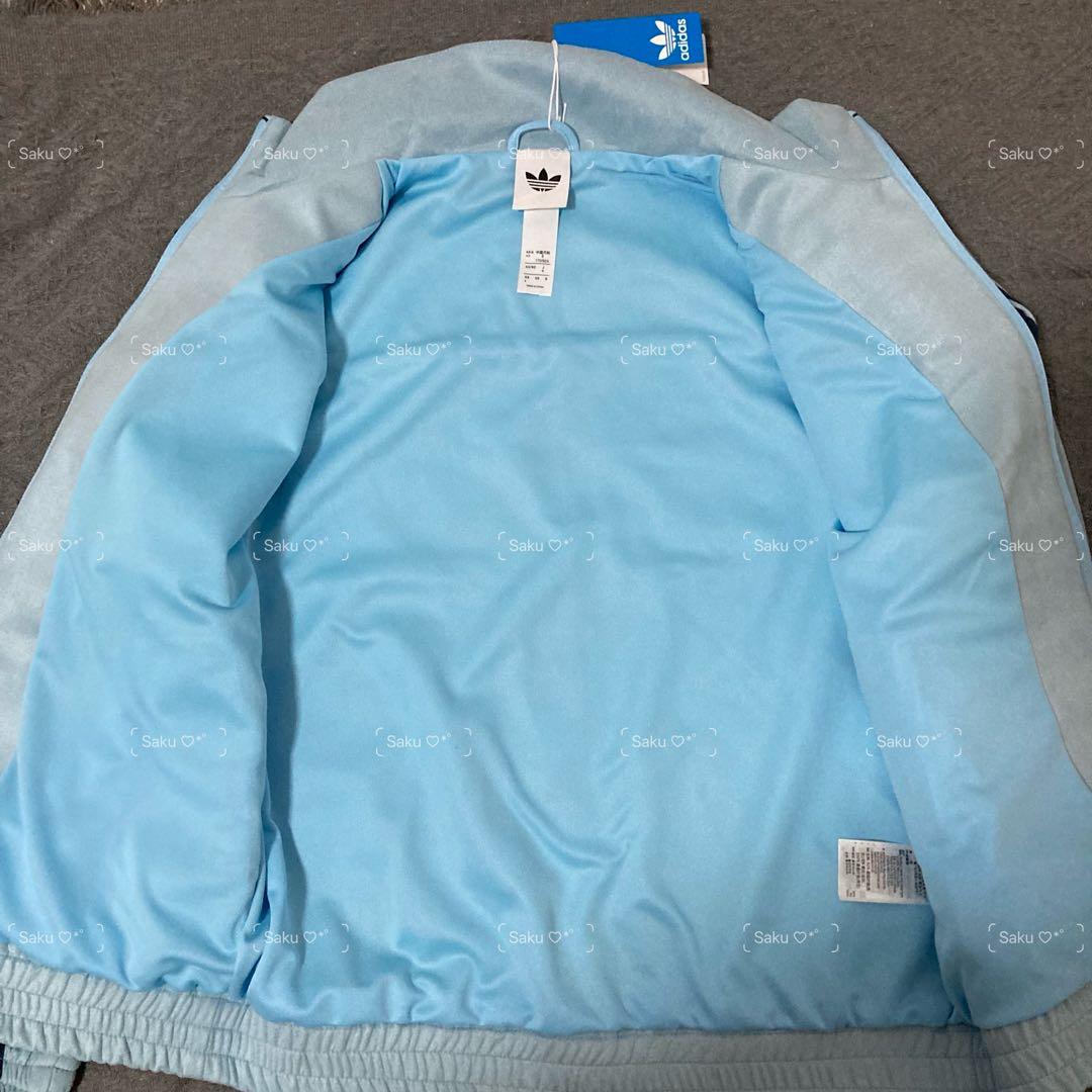 新品 アディダス 蛇年トラックジャケットライトブルー Lサイズ - メルカリ