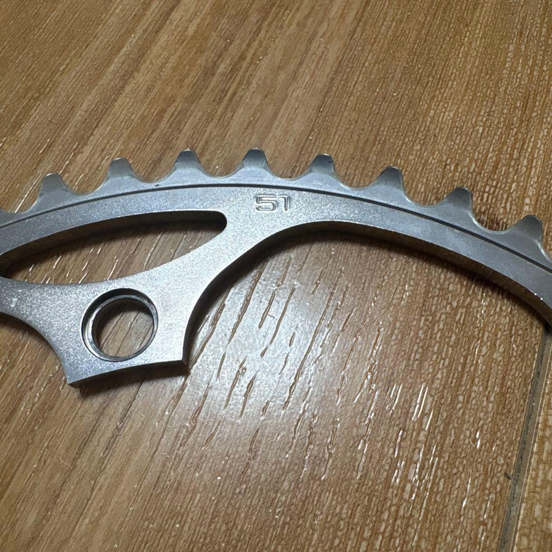 NJS シマノ デュラエース 51T チェーンリング 大ギア 競輪 ピスト