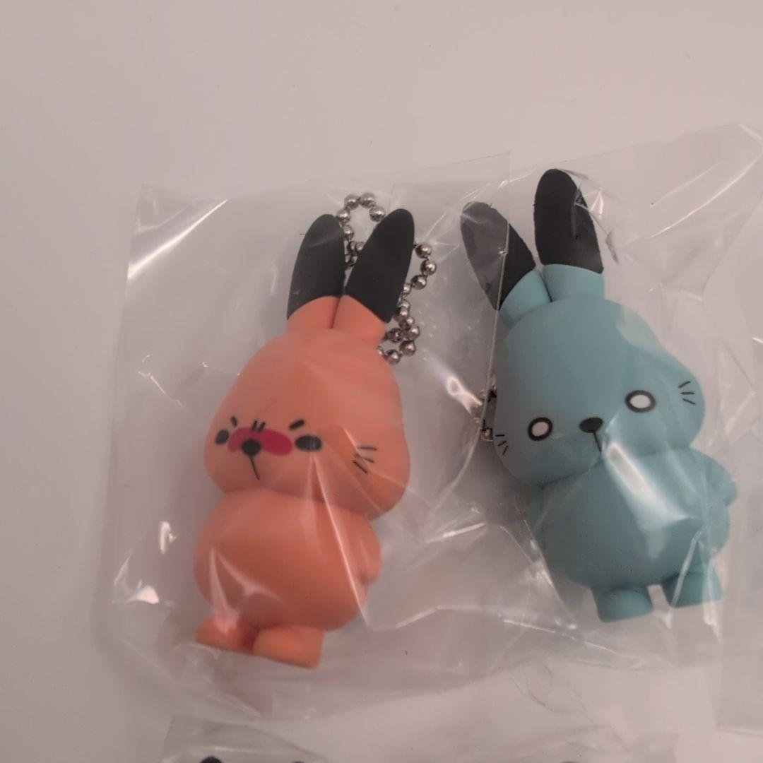 コンプ】ドコムス ドコうさ ガチャ マスコットキーホルダー 全6種