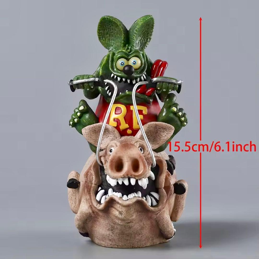 新品 ラットフィンク フィギュア　豚