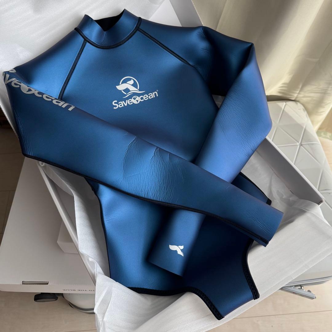 BESTDIVE Save Ocean ブルー ウェットスーツ ロンスプ - メルカリ