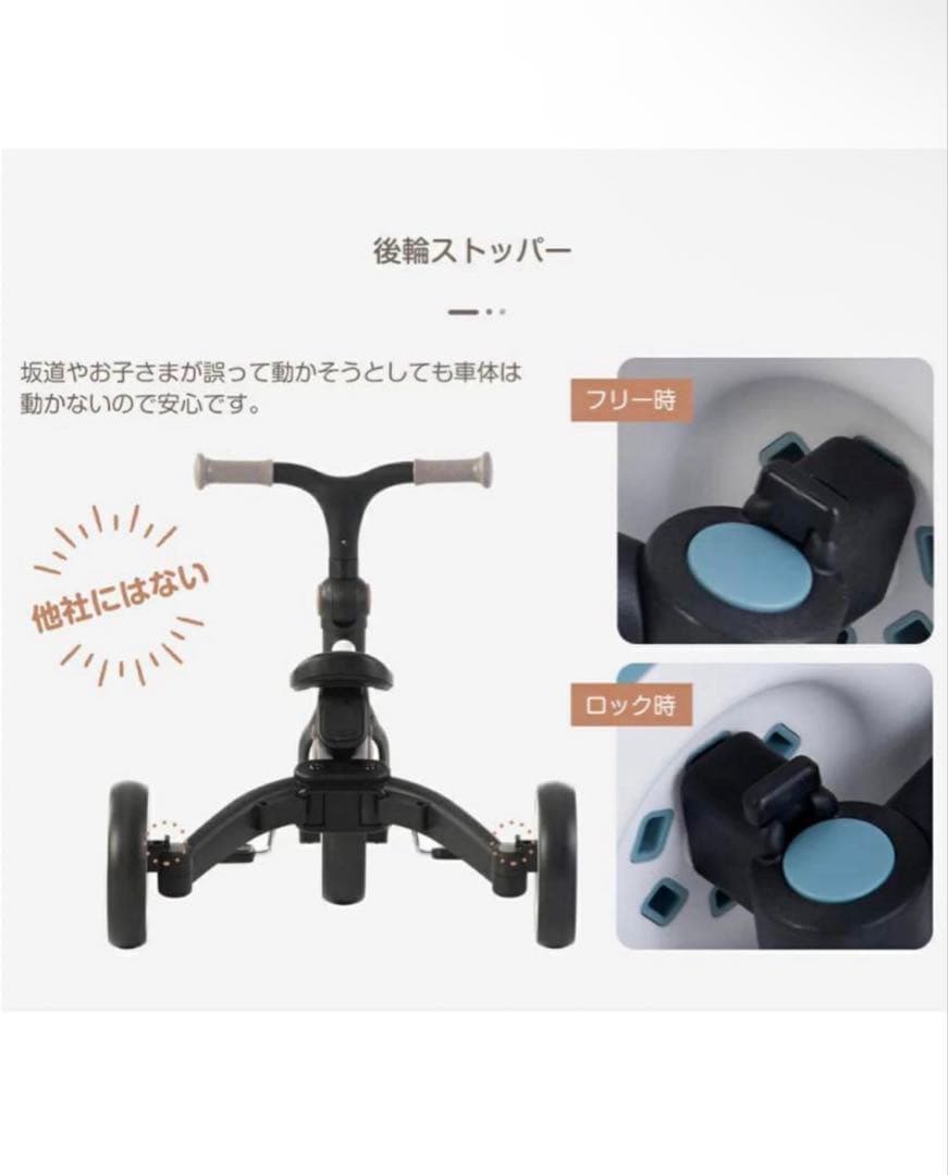 子供用三輪車 7in1 BTM ホワイト