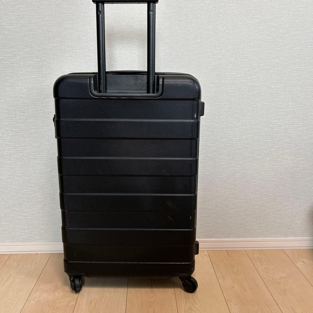 無印良品 ハードキャリー 56l 黒 スーツケース - メルカリ