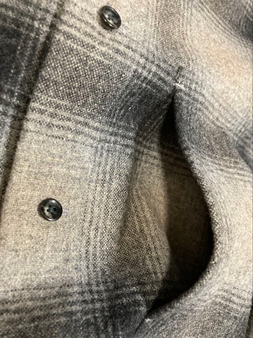 POLYPLOID ウールシャツジャケット シャドーチェック 24AW - メルカリ