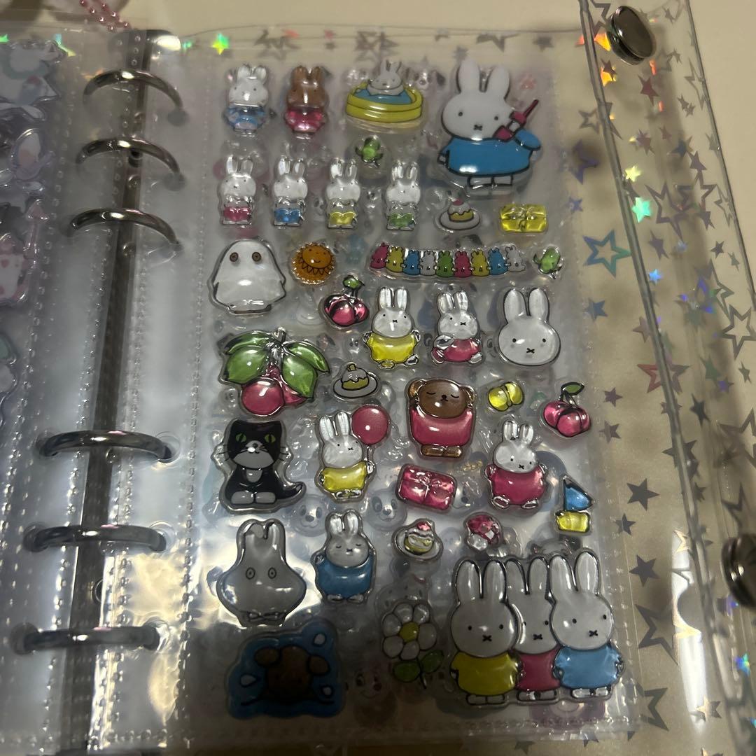 シール帳完成品　ボンドロップシール正規品　キャラクターシール　A6サイズ　９p