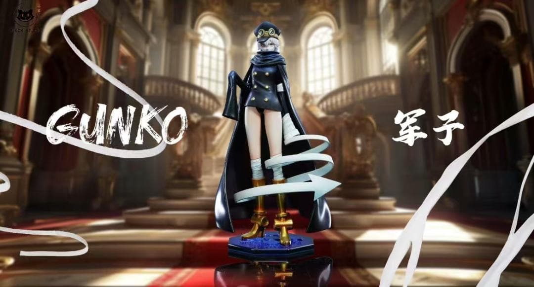 ワンピース Black 軍子 ガレージキット ガレキ スタチュー フィギュア