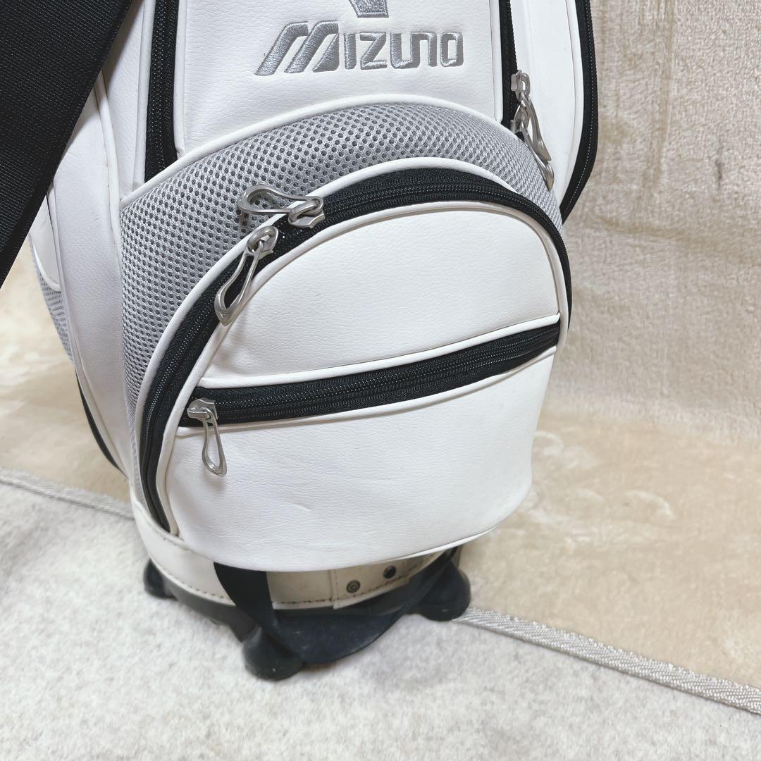 K033 MIZUNO キャディバッグ フード付き 9型