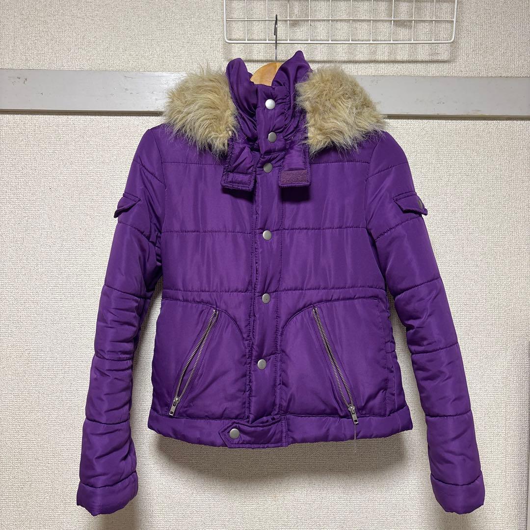 ファーダウン y2k 紫 - メルカリ