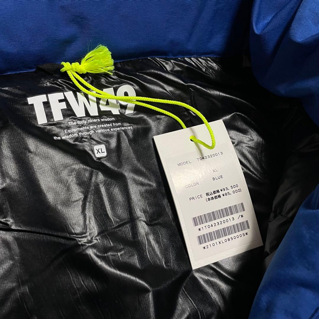 定価9.4万 新品未使用 TFW49 ダウンジャケット ブルー XL ゴルフ