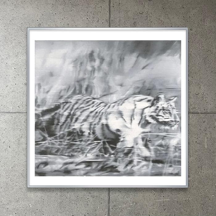 額装済/Tiger 1965/ゲルハルトリヒター/限定500枚/証明書/ポスター 額装済/Tiger 1965/ゲルハルトリヒター/限定500枚/証明書/ポスター