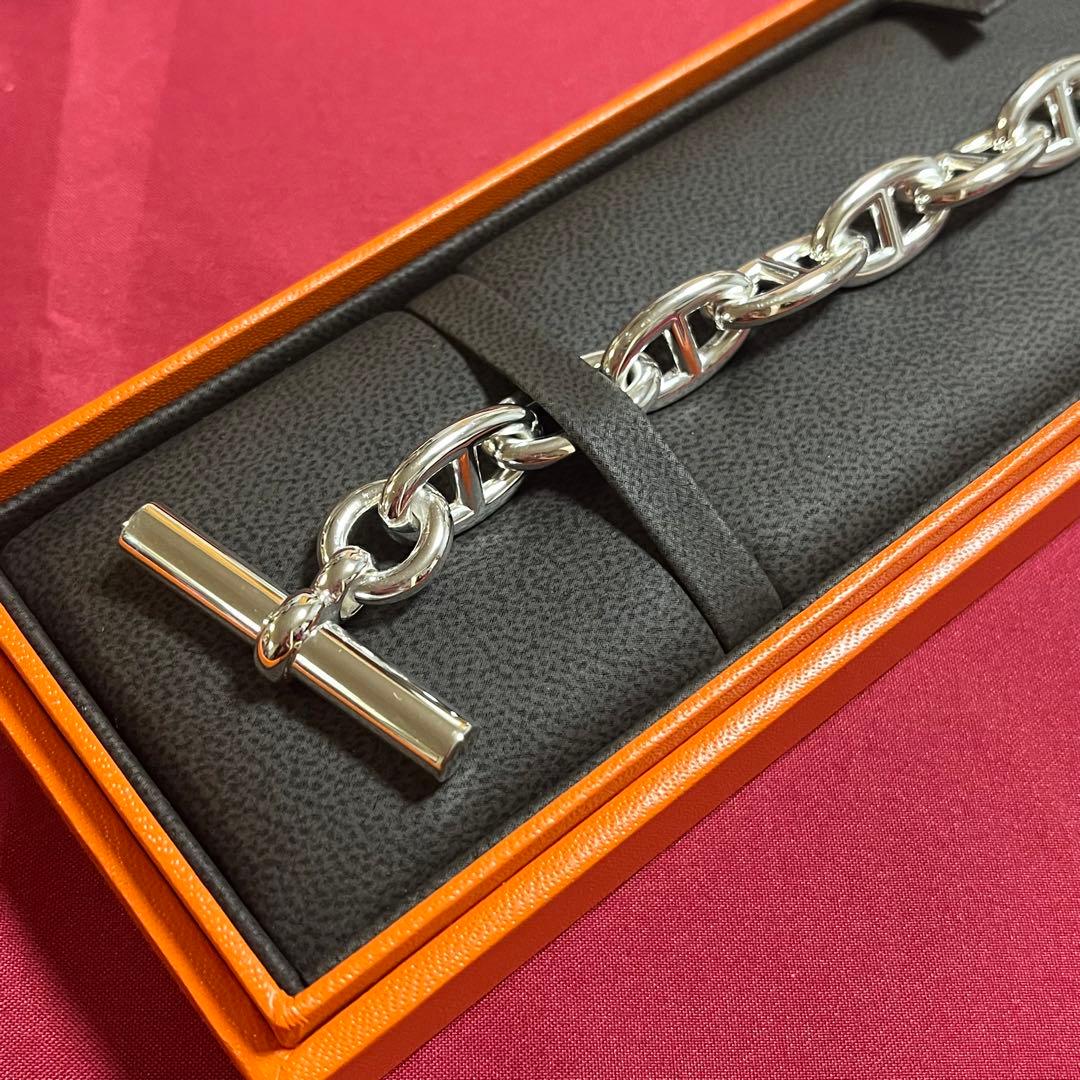 すぐ届く☆新品GM13【保証書付】Hermes シェーヌダンクル ブレスレット