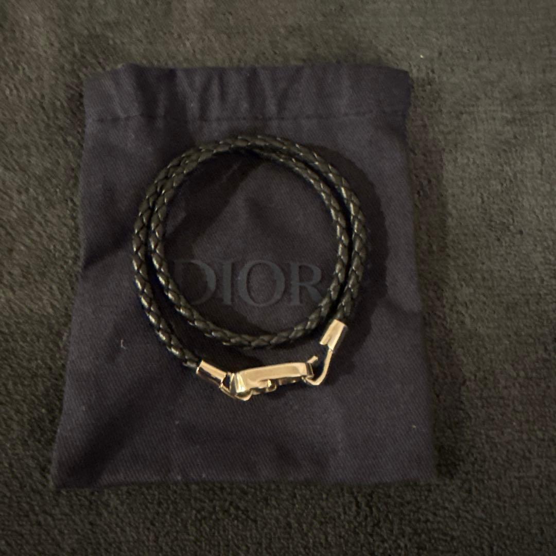 Dior ブレイドレザー ダブルブレスレット　編み込み　ブラック 楽天市場】【国内正規品/ラッピング済】 ディオール Dior ブレスレット