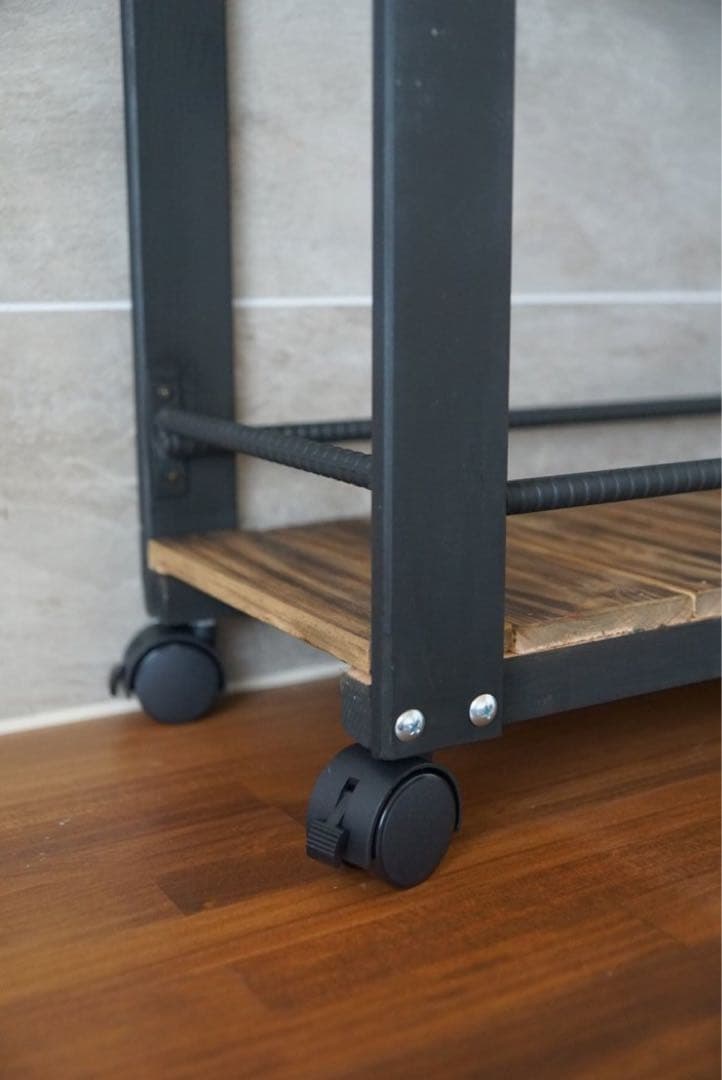 新作」ウィスキーワゴン 落下防止完全版 男前 インダストリアル - メルカリ