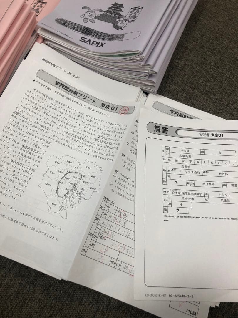 開成対策 サピックス 6年 2025年受験 日特/冬期/正月他 中古 - メルカリ