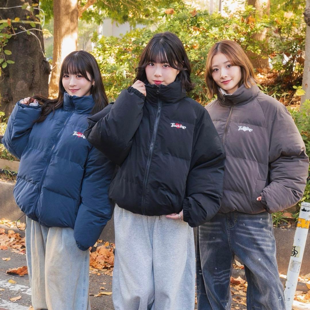 美品】 That's Life（ザッツライフ）リバーシブルパファージャケット