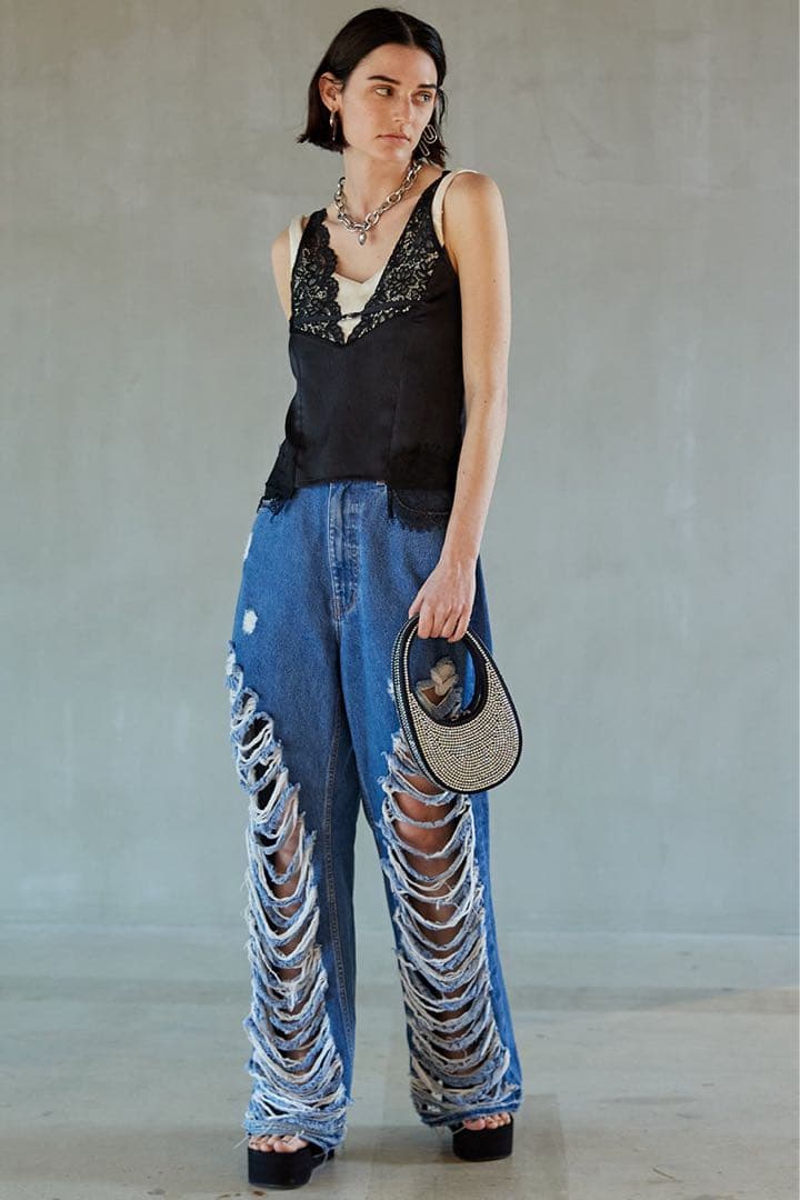 PRANK PROJECT プランクプロジェクト ハードクラッシュデニム ブルー